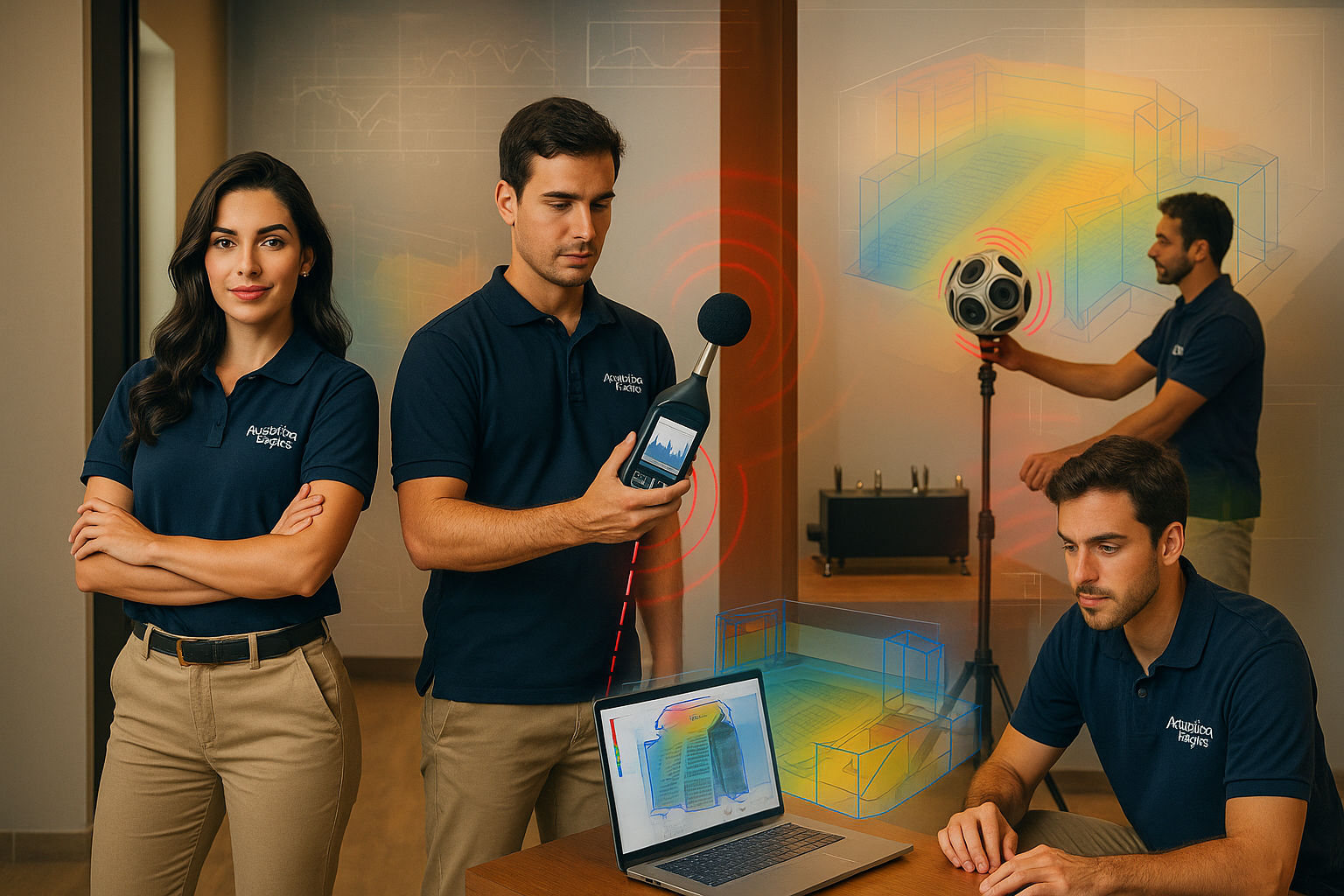 Monitoramento contínuo de ruído industrial